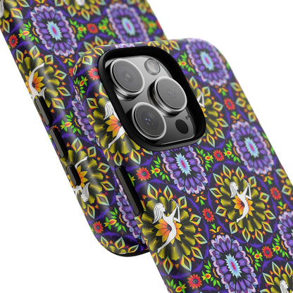Tough Cases, Sagittarius, Zodiac v1, Flower Pattern