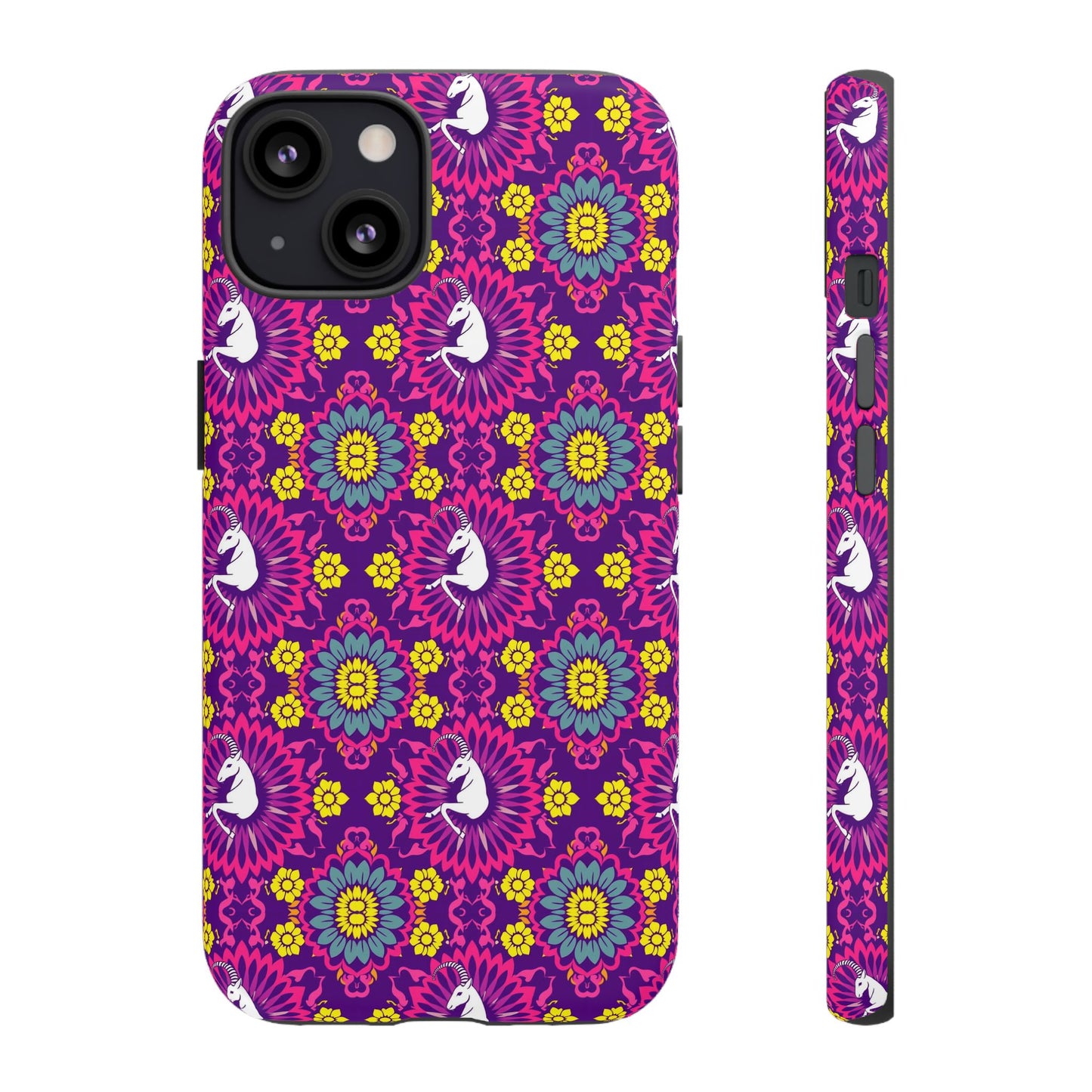 Tough Cases, Capricorn, Zodiac, Flower Pattern