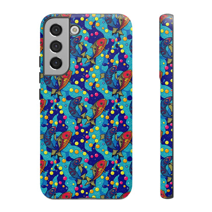 Tough Cases, Pisces, Zodiac v2, Bubble Pattern