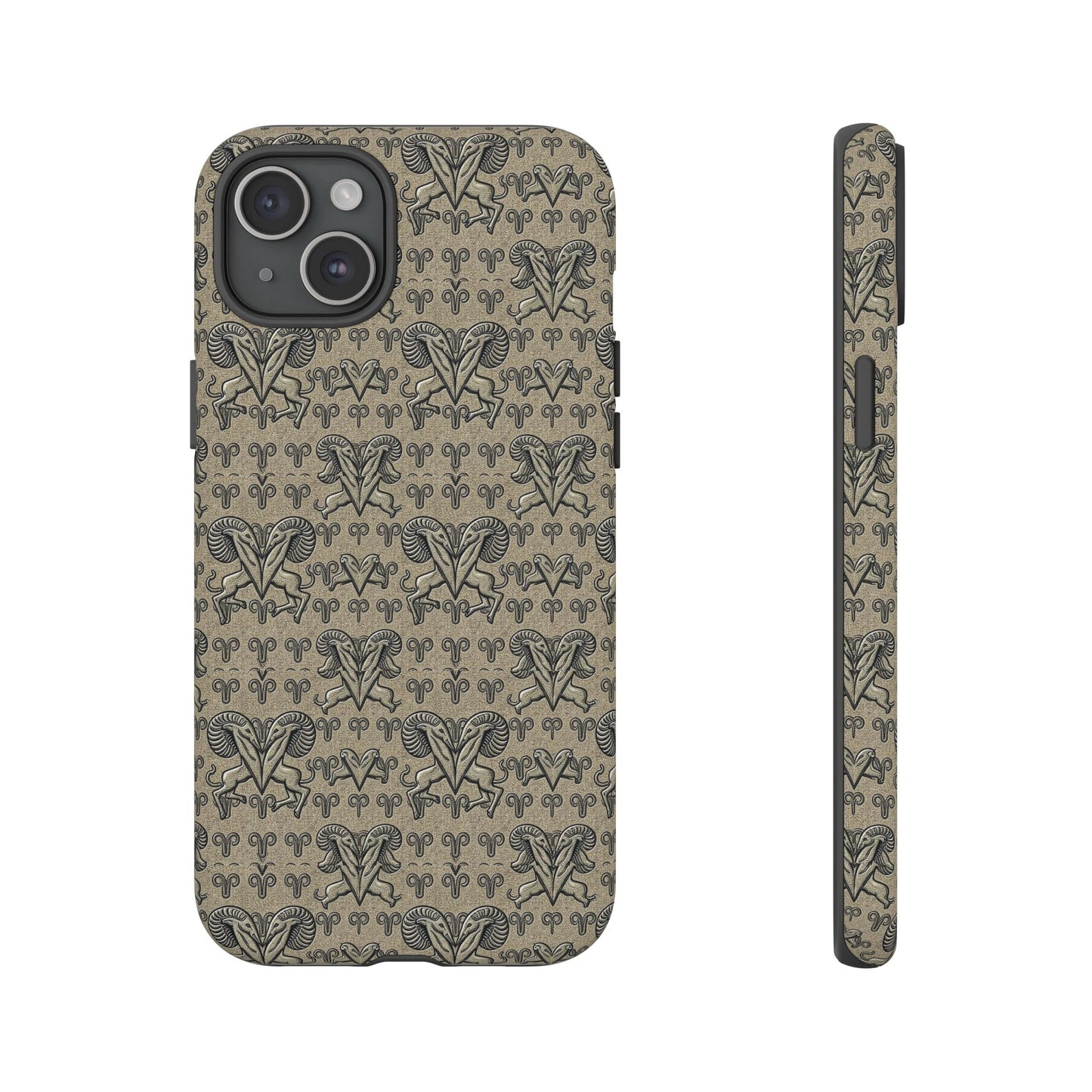 Tough Cases, Aries, Zodiac, Metal Pattern