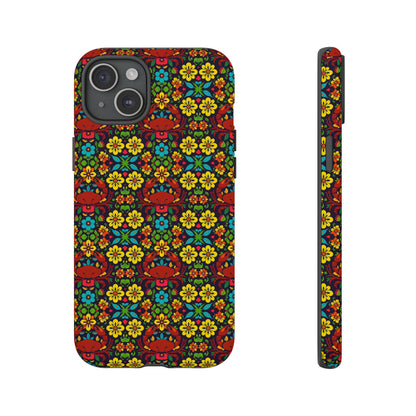 Tough Cases, Cancer, Zodiac v2, Flower Pattern