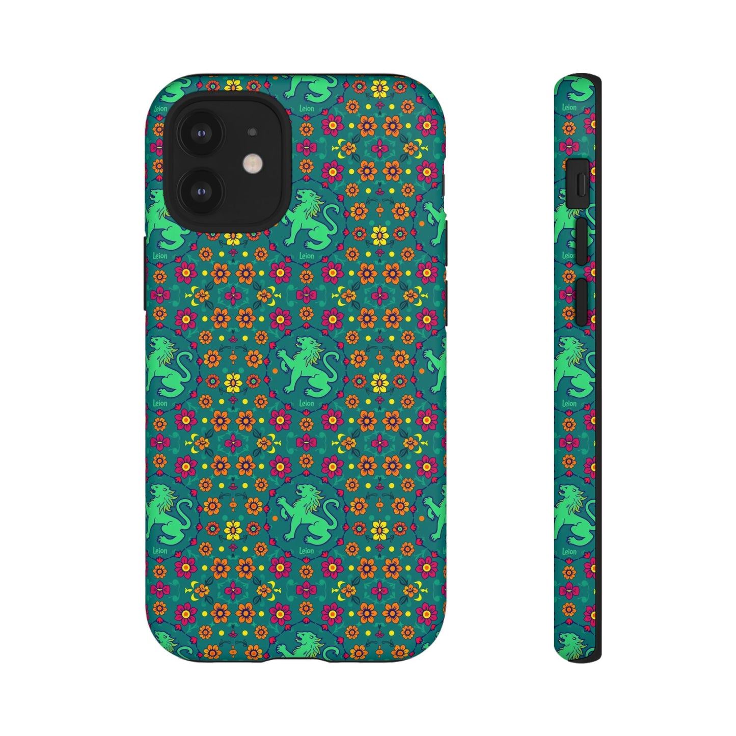 Tough Cases, Leo, Zodiac v3, Flower Pattern