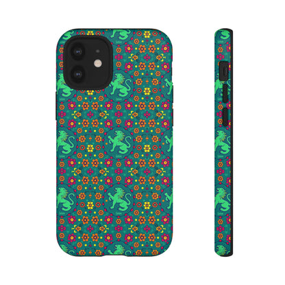 Tough Cases, Leo, Zodiac v3, Flower Pattern