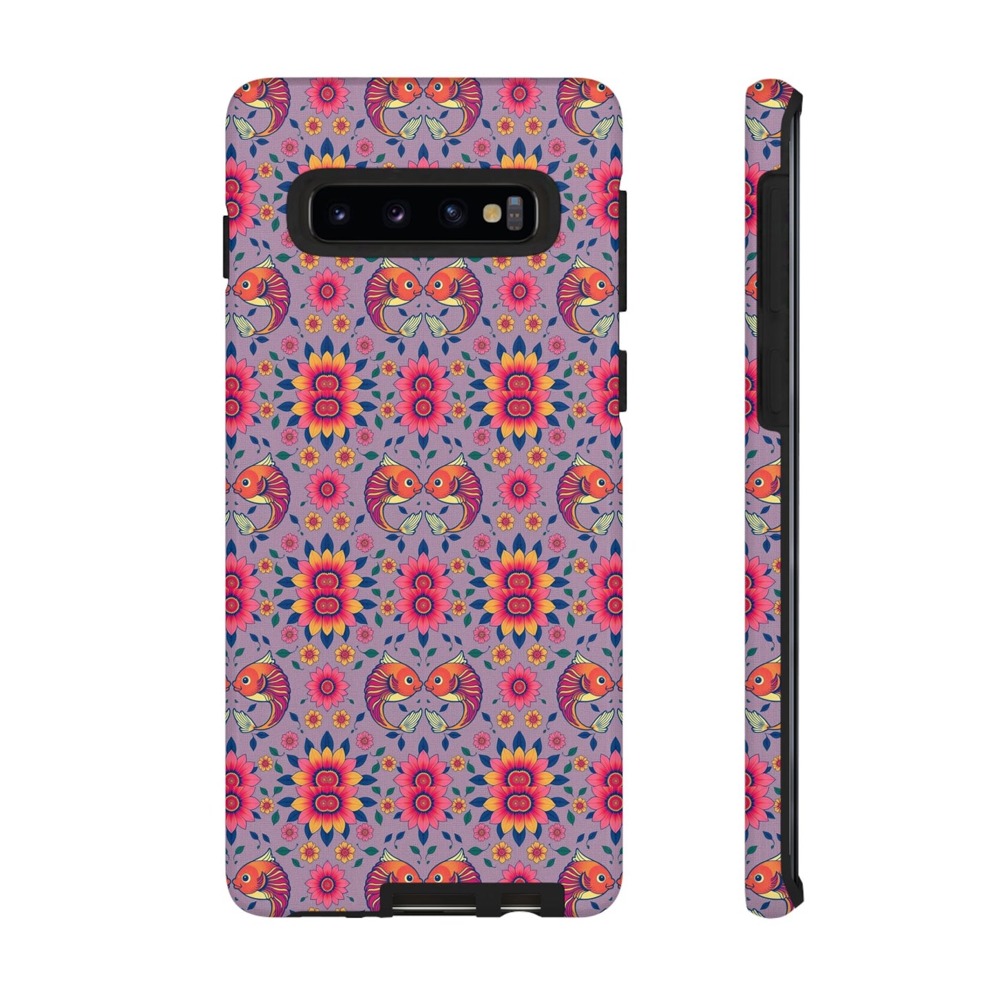 Tough Cases, Pisces, Zodiac v3, Flower Pattern
