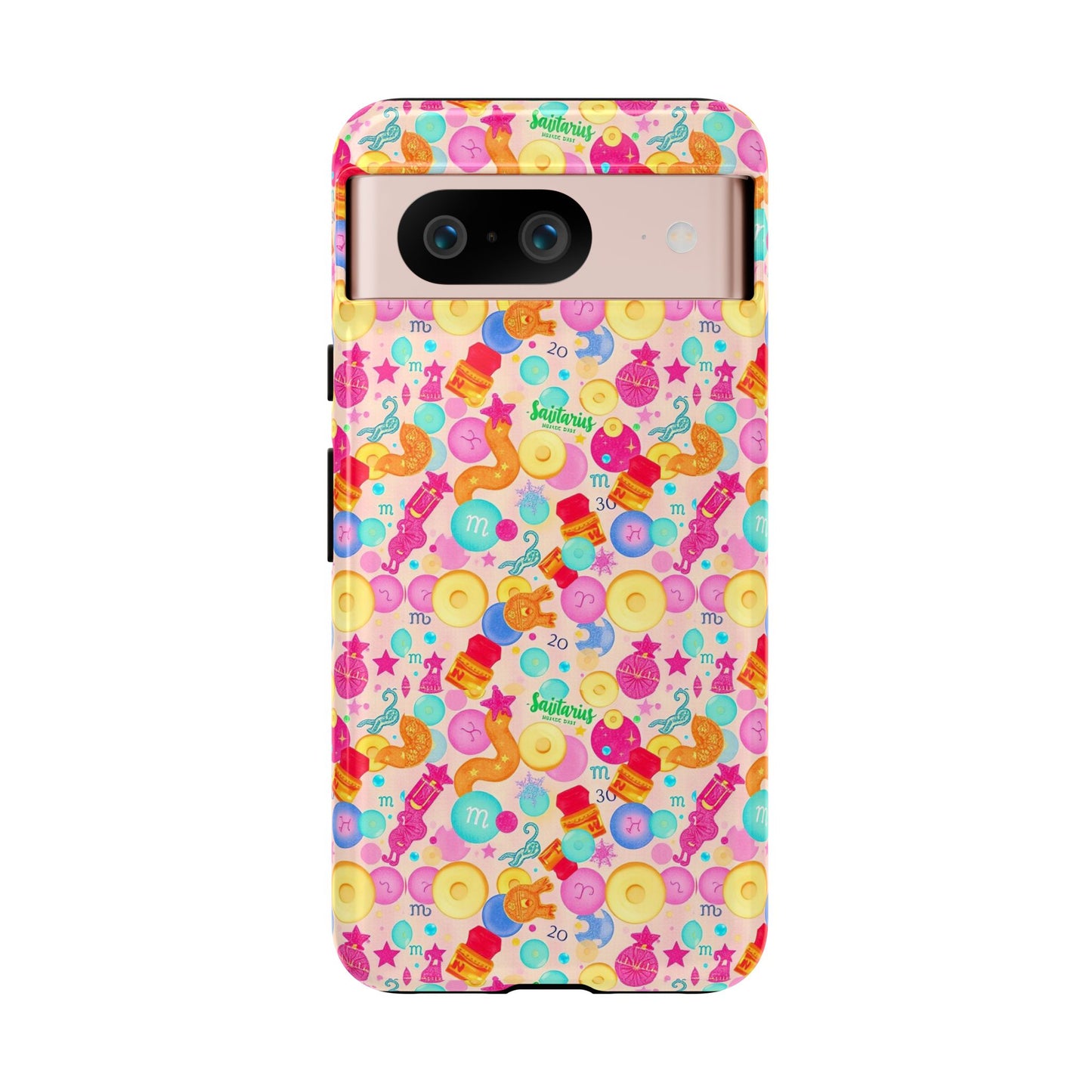 Tough Cases, Sagittarius, Zodiac v2, Bubble Pattern