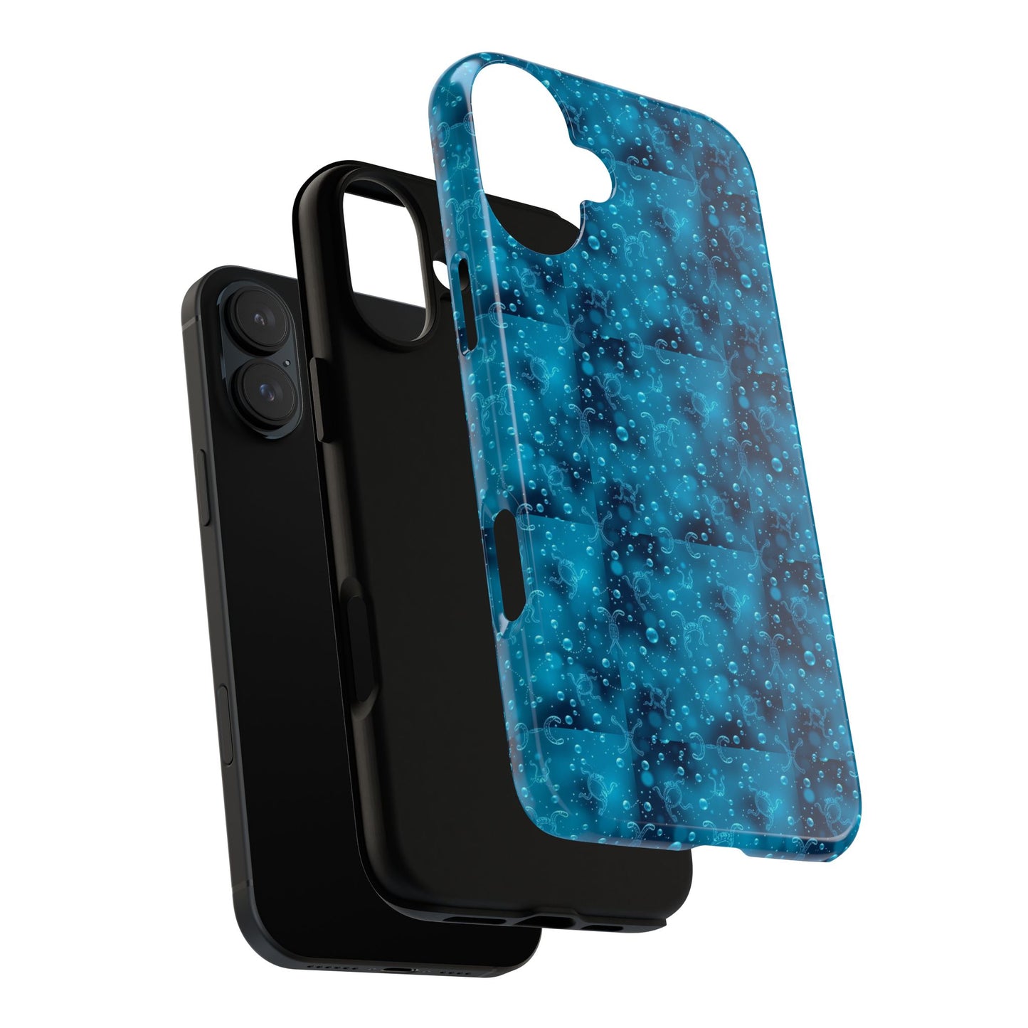 Tough Cases, Aquarius, Zodiac v3, Bubble Pattern