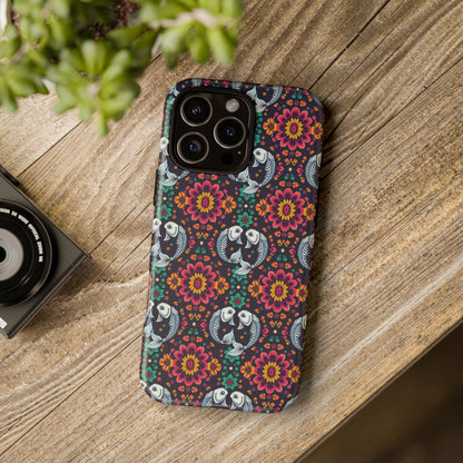Tough Cases, Pisces, Zodiac v4, Flower Pattern