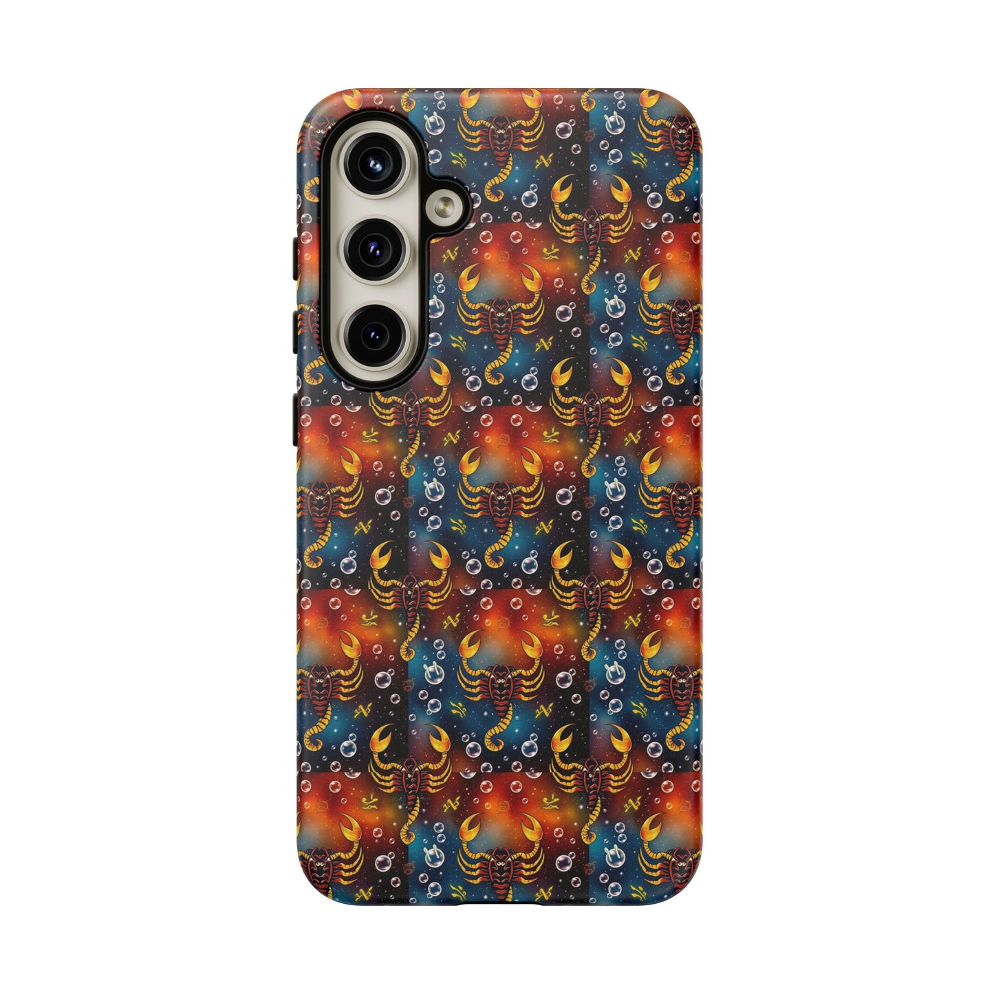 Tough Cases, Scorpio, Zodiac v2, Bubble Pattern