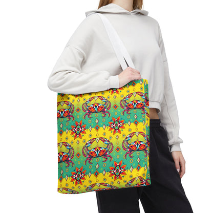 Tote Bag (AOP), Cancer, Zodiac, Jewel Pattern