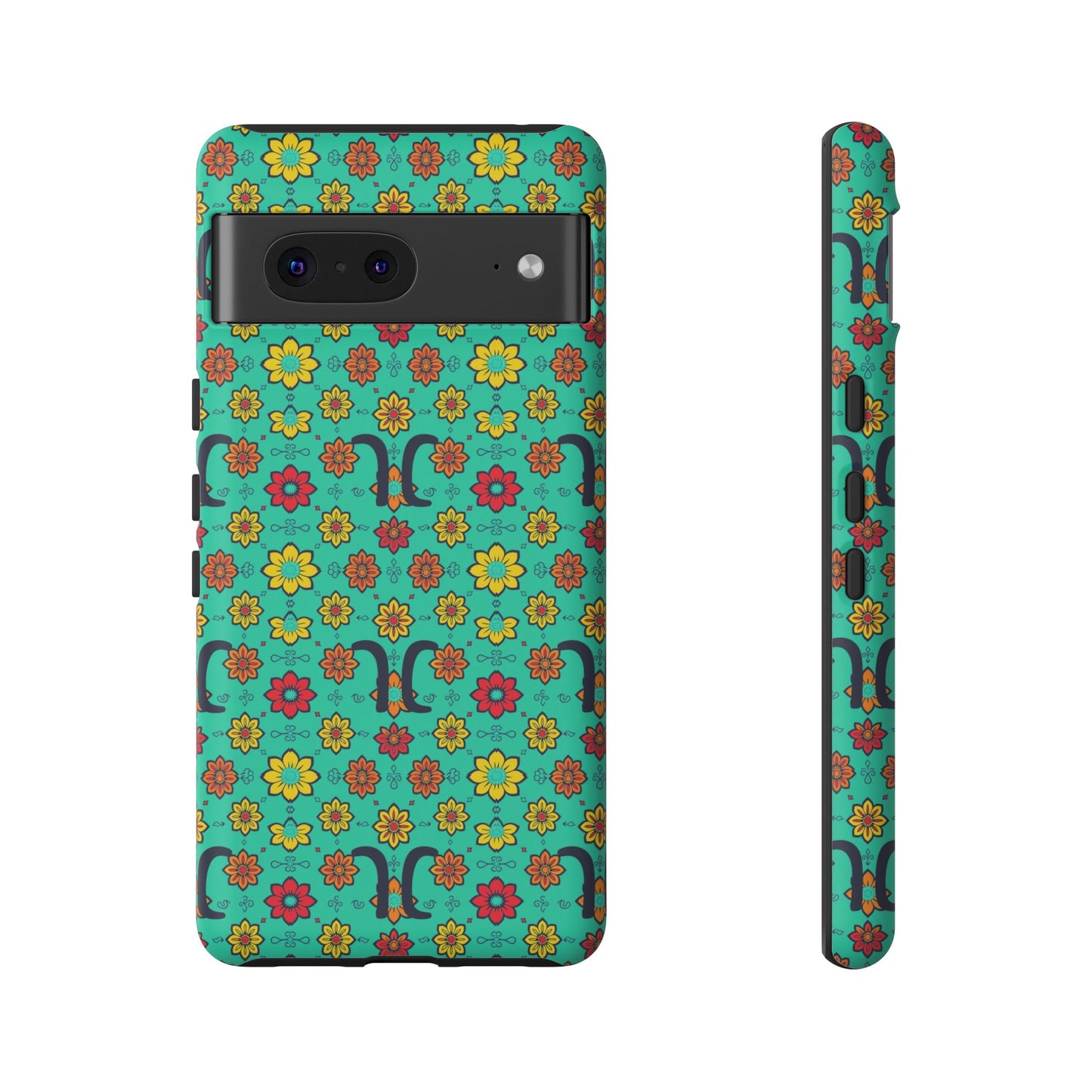 Tough Cases, Aquarius, Zodiac v2, Flower Pattern