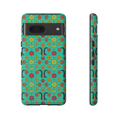 Tough Cases, Aquarius, Zodiac v2, Flower Pattern