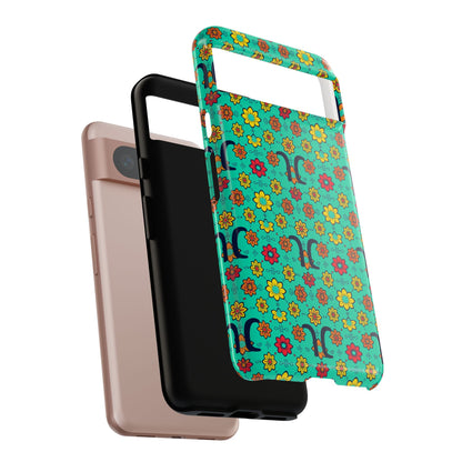 Tough Cases, Aquarius, Zodiac v2, Flower Pattern