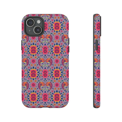 Tough Cases, Pisces, Zodiac v3, Flower Pattern