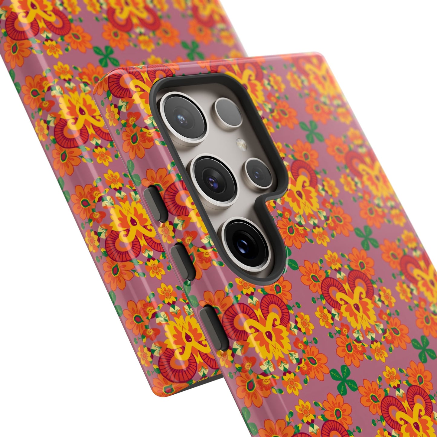 Tough Cases, Aries, Zodiac v1, Flower Pattern