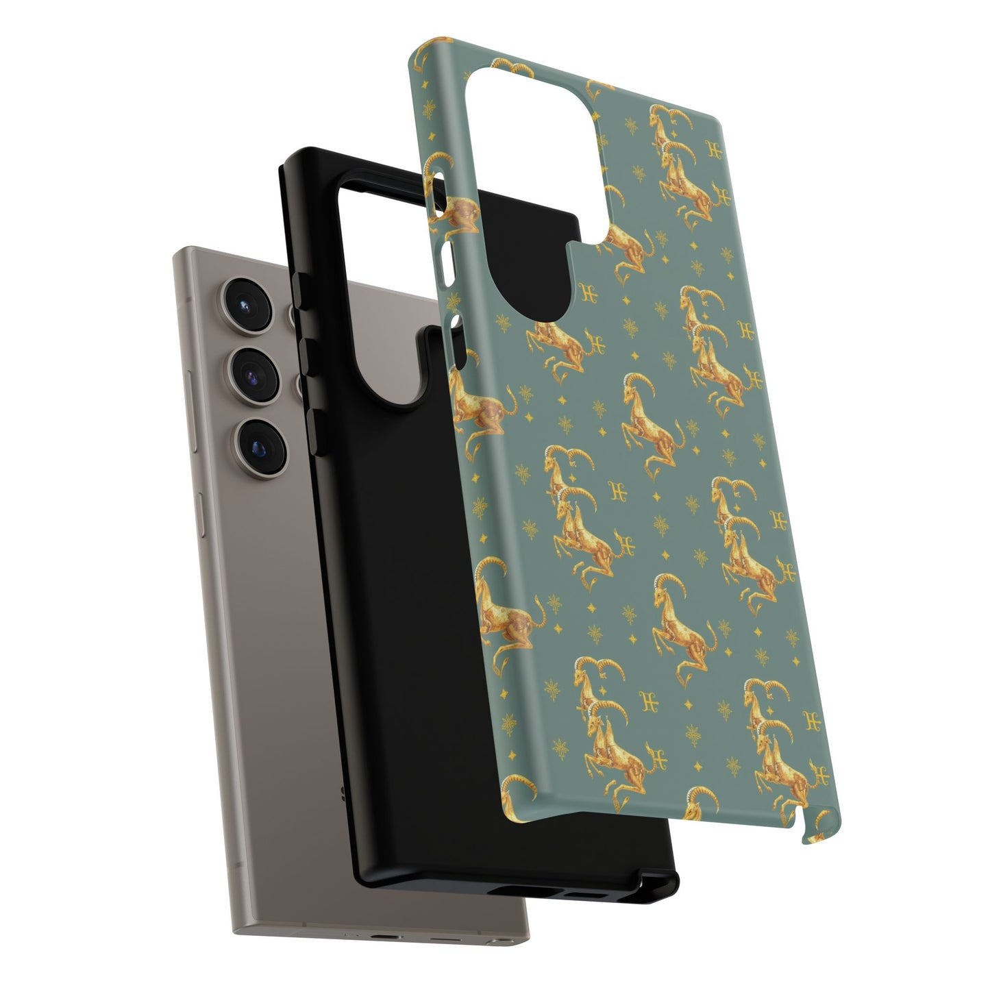 Tough Cases, Capricorn, Zodiac v1, Metal Pattern