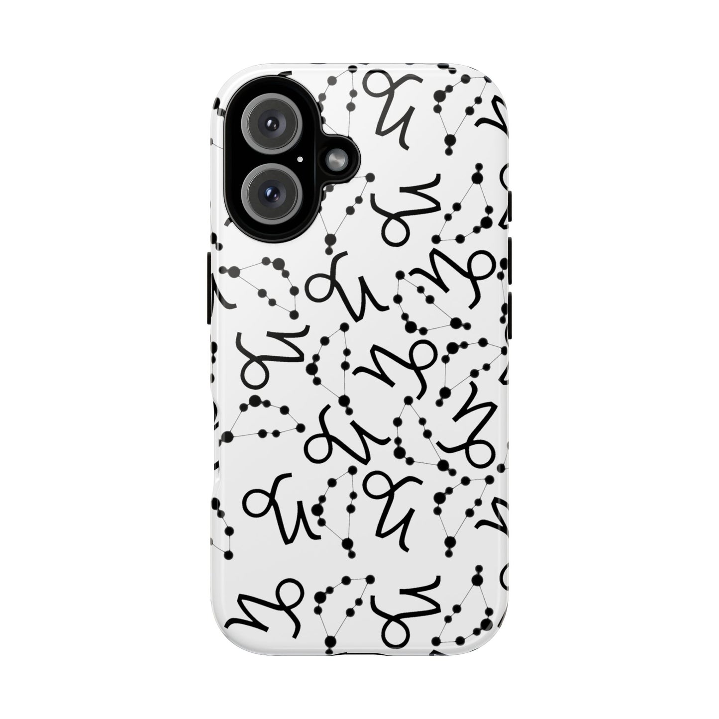 Tough Cases with the Capricorn Zodiac sign for iPhone, Samsung Galaxy, and Google Pixel devices