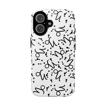 Tough Cases with the Capricorn Zodiac sign for iPhone, Samsung Galaxy, and Google Pixel devices