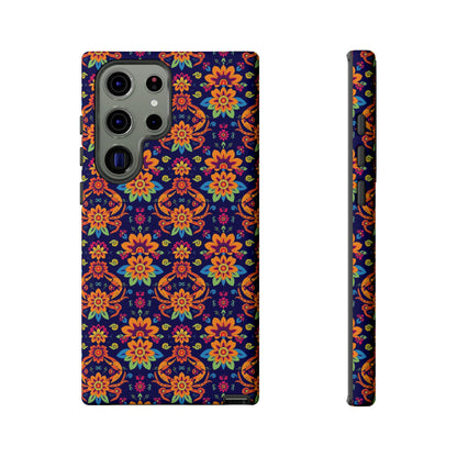 Tough Cases, Cancer, Zodiac, Flower Pattern