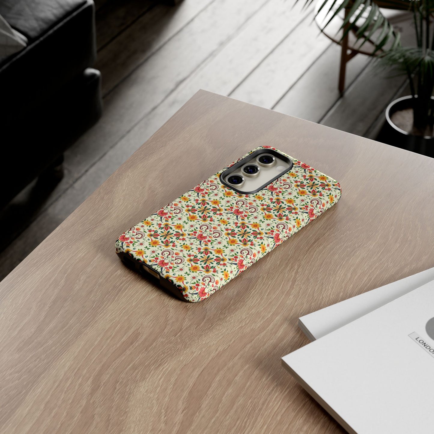 Tough Cases, Aries, Zodiac, Flower Pattern