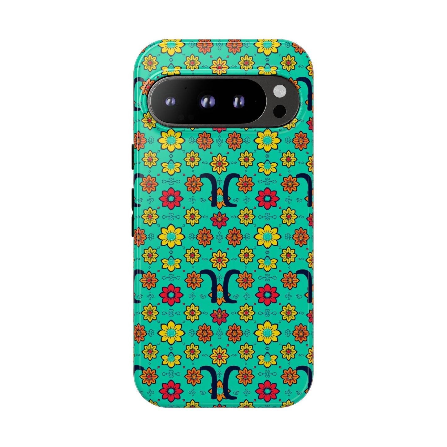 Tough Cases, Aquarius, Zodiac v2, Flower Pattern