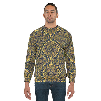 Unisex Sweatshirt, Zodiac Design, Pattern, Cancer, AOP