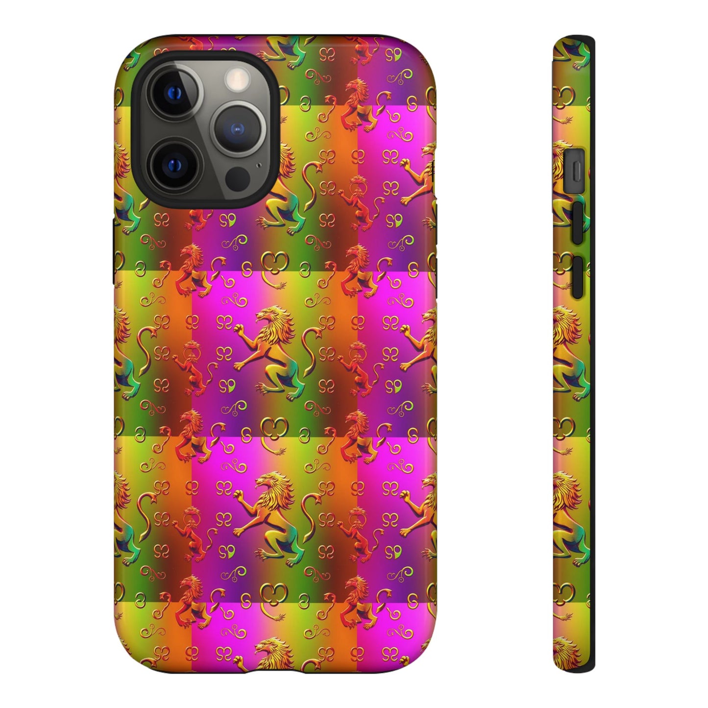 Tough Cases, Leo, Zodiac v1, Metal Pattern