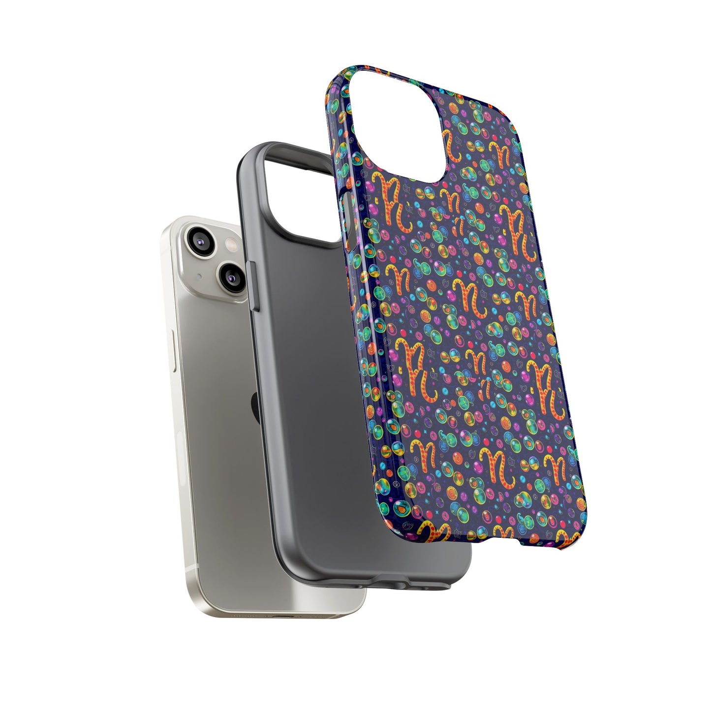 Tough Cases, Aquarius, Zodiac, Bubble Pattern