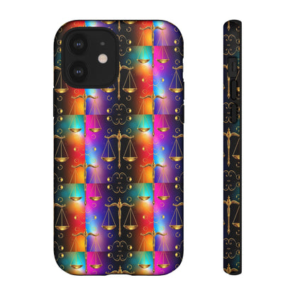 Tough Cases, Libra, Zodiac v1, Metal Pattern