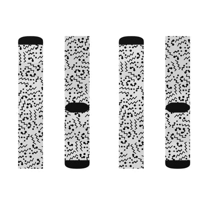 Zodiac Sublimation Socks Aquarius Zodiac sign