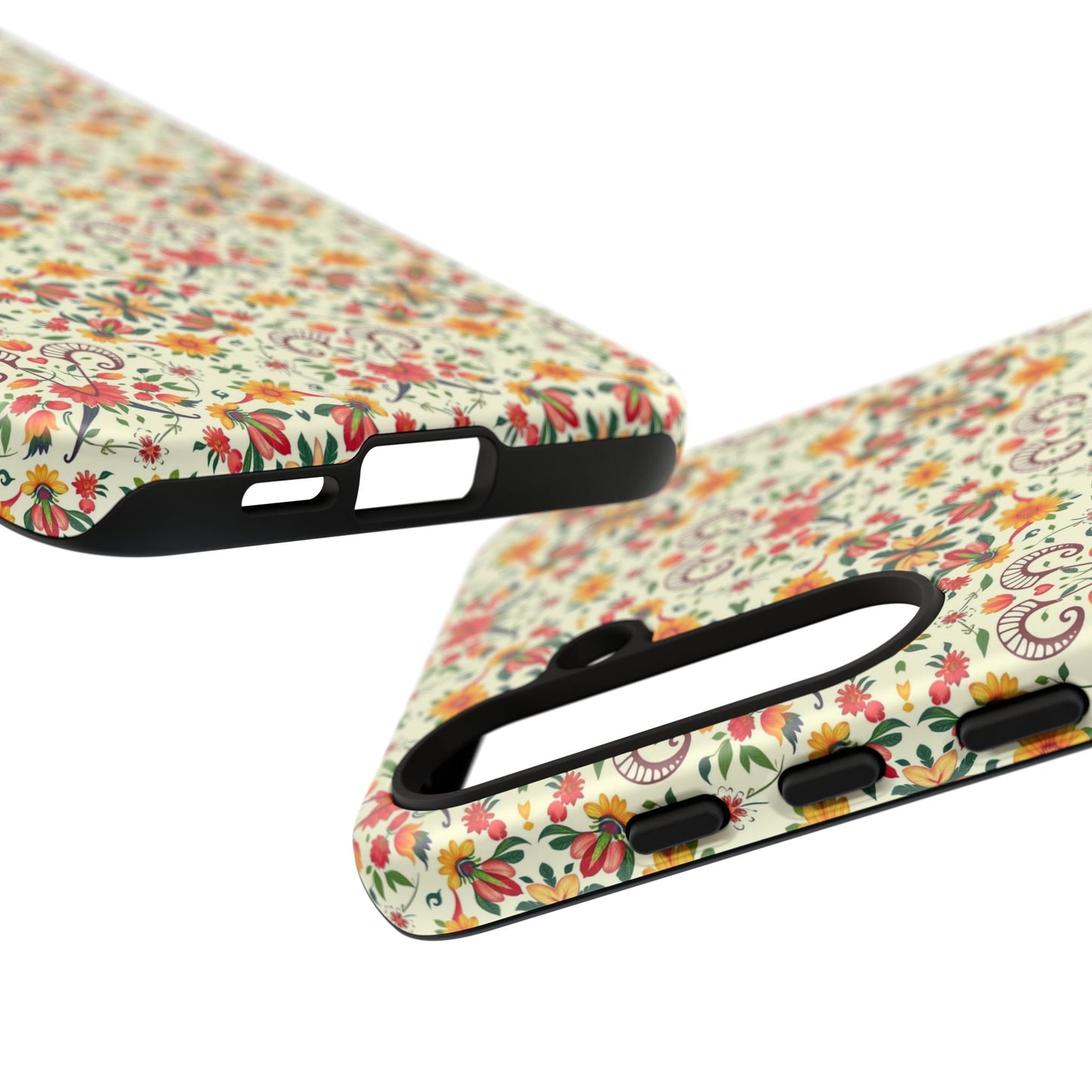Tough Cases, Aries, Zodiac, Flower Pattern