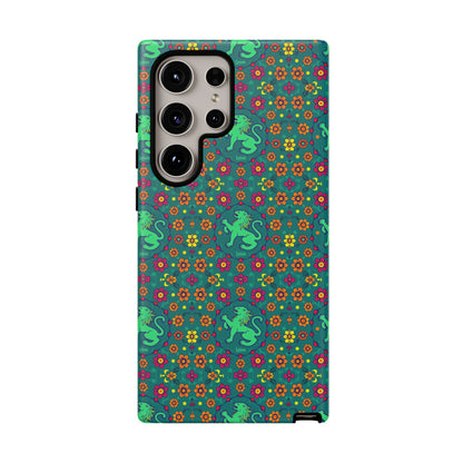 Tough Cases, Leo, Zodiac v3, Flower Pattern