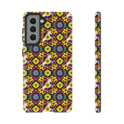 Tough Cases, Aquarius, Zodiac v3, Flower Pattern