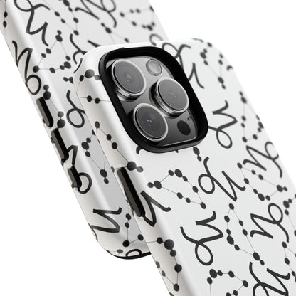Tough Cases with the Capricorn Zodiac sign for iPhone, Samsung Galaxy, and Google Pixel devices