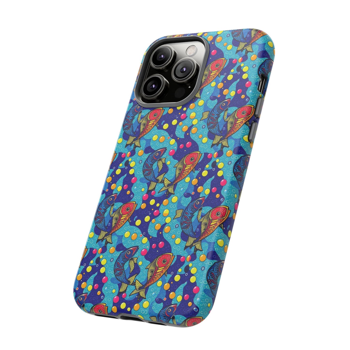 Tough Cases, Pisces, Zodiac v2, Bubble Pattern