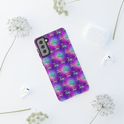 Tough Cases, Aquarius, Zodiac, Metal Pattern
