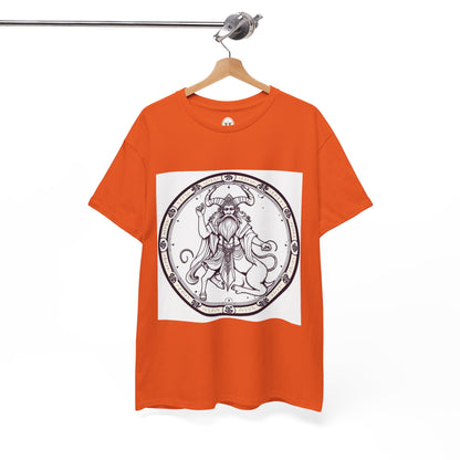 Unisex Heavy Cotton T-Shirt, Bull Centaur, Taurus Zodiac Design