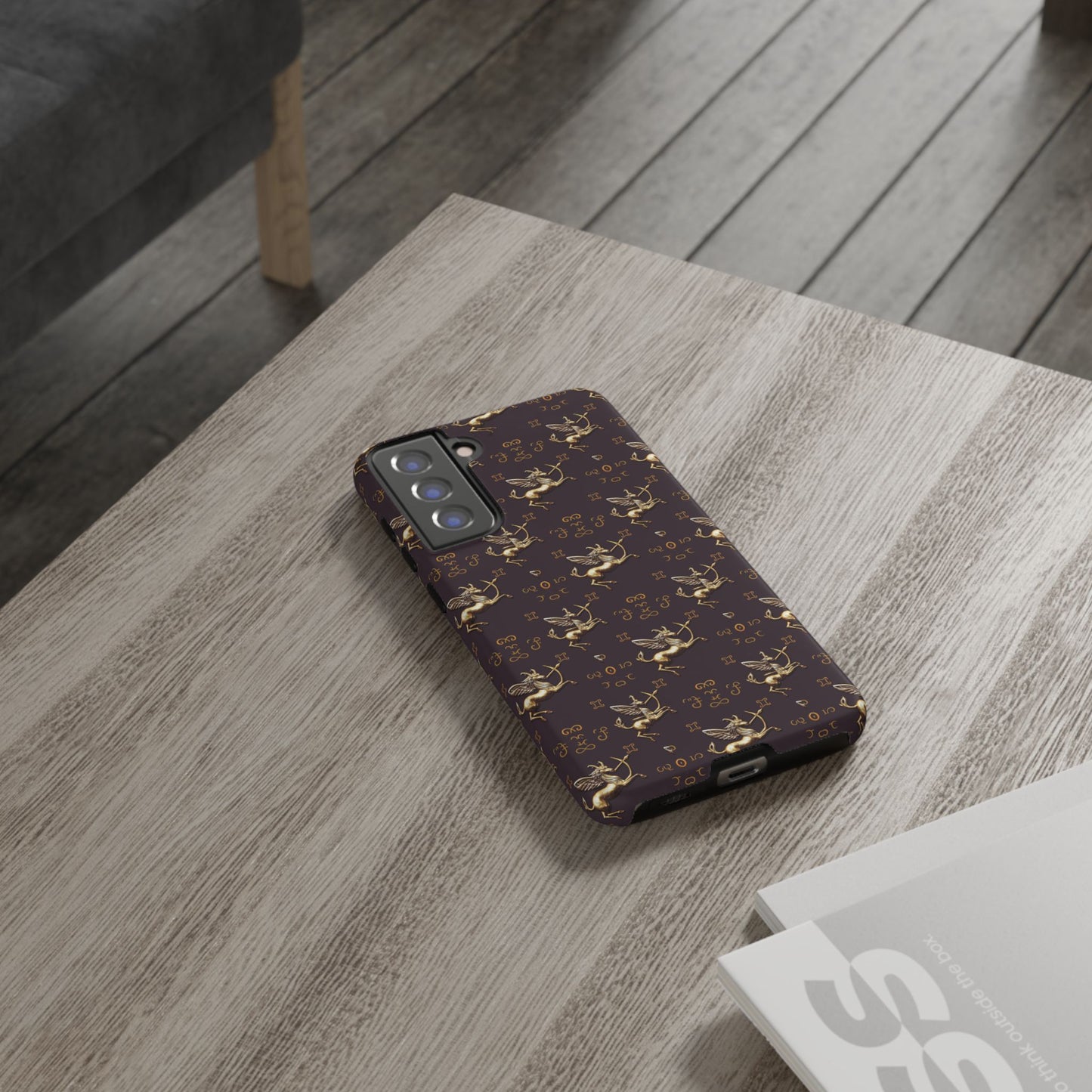 Tough Cases, Sagittarius, Zodiac v3, Metal Pattern