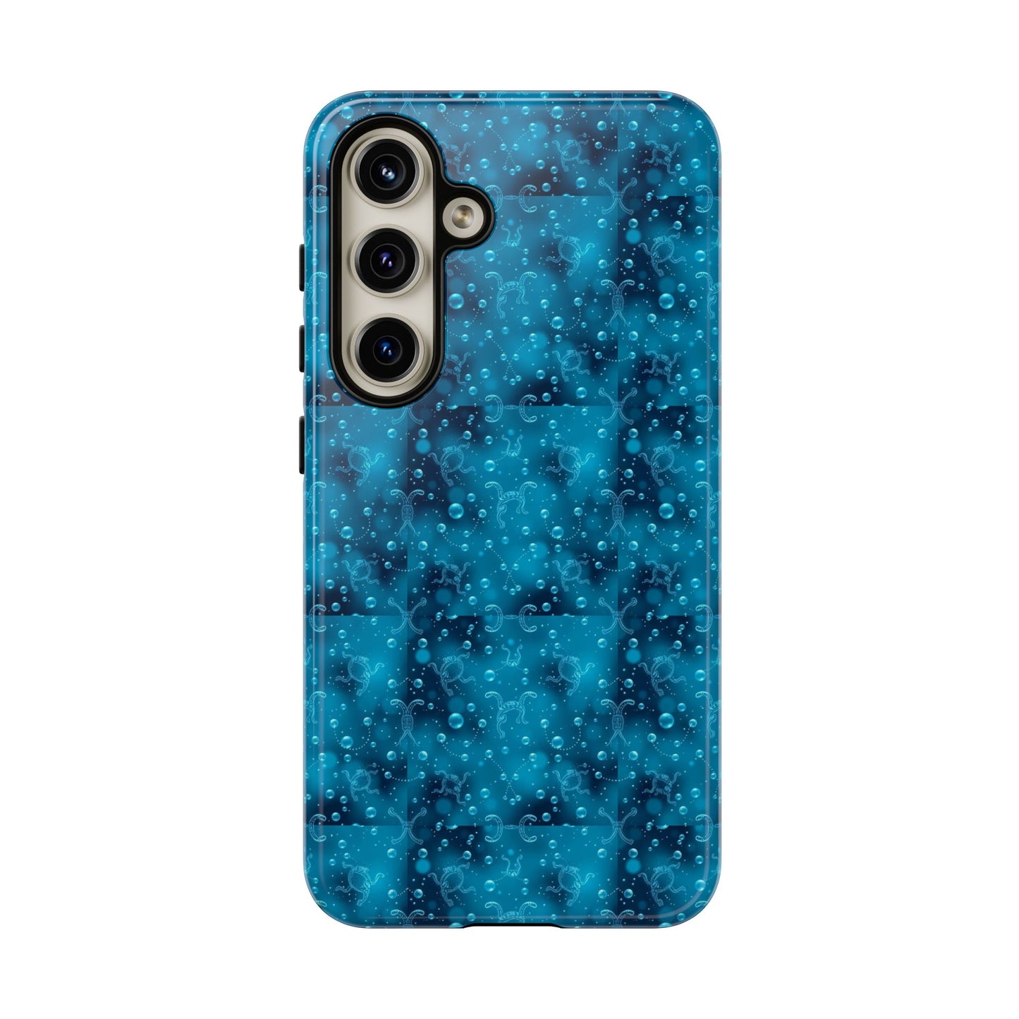 Tough Cases, Aquarius, Zodiac v3, Bubble Pattern