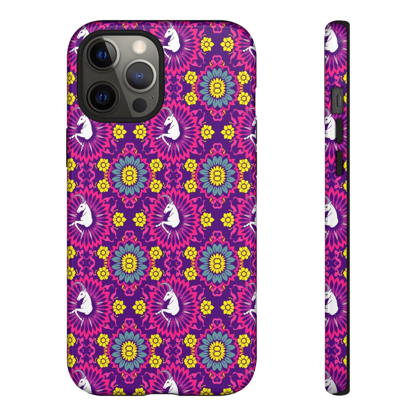 Tough Cases, Capricorn, Zodiac, Flower Pattern