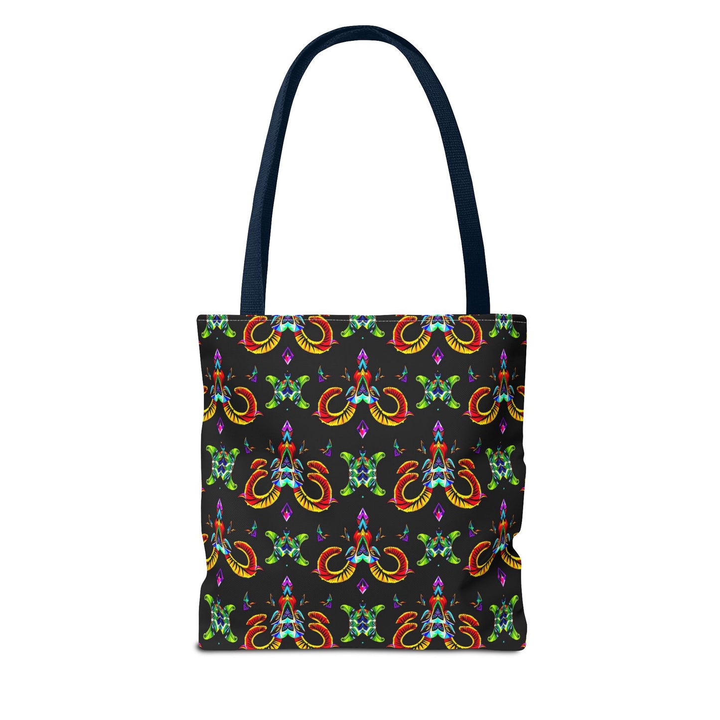 Tote Bag (AOP), Aries, Zodiac, Jewel Pattern