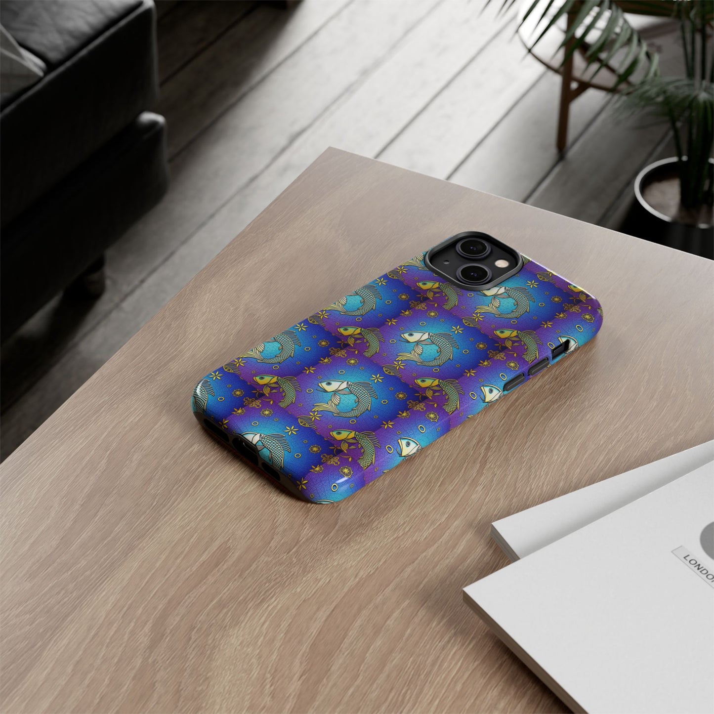 Tough Cases, Pisces, Zodiac v2, Metal Pattern