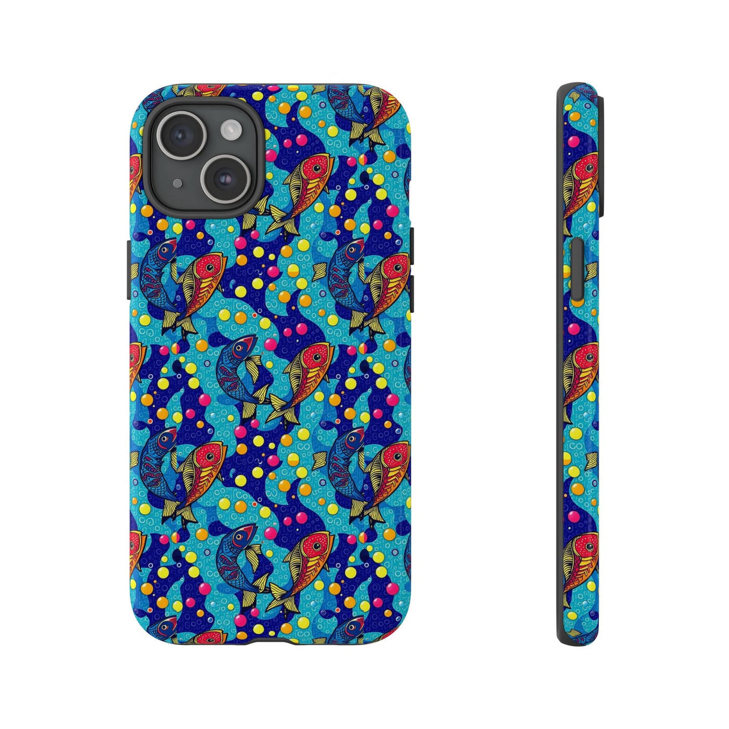 Tough Cases, Pisces, Zodiac v2, Bubble Pattern