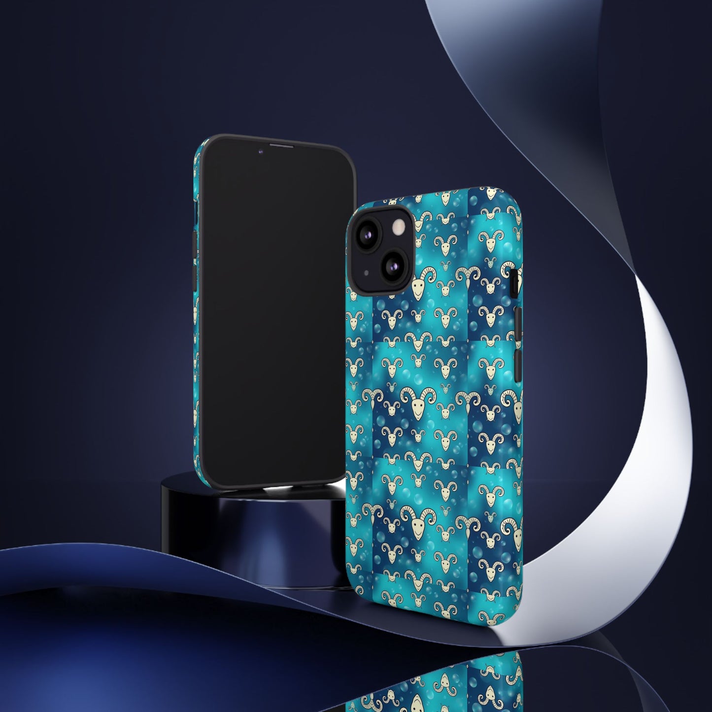 Tough Cases, Aries, Zodiac v1, Bubble Pattern