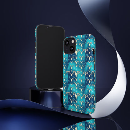 Tough Cases, Aries, Zodiac v1, Bubble Pattern