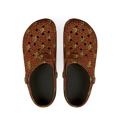 EVA Foam Rubber Shoes, (AOP), Sagittarius, Zodiac v3, Pattern