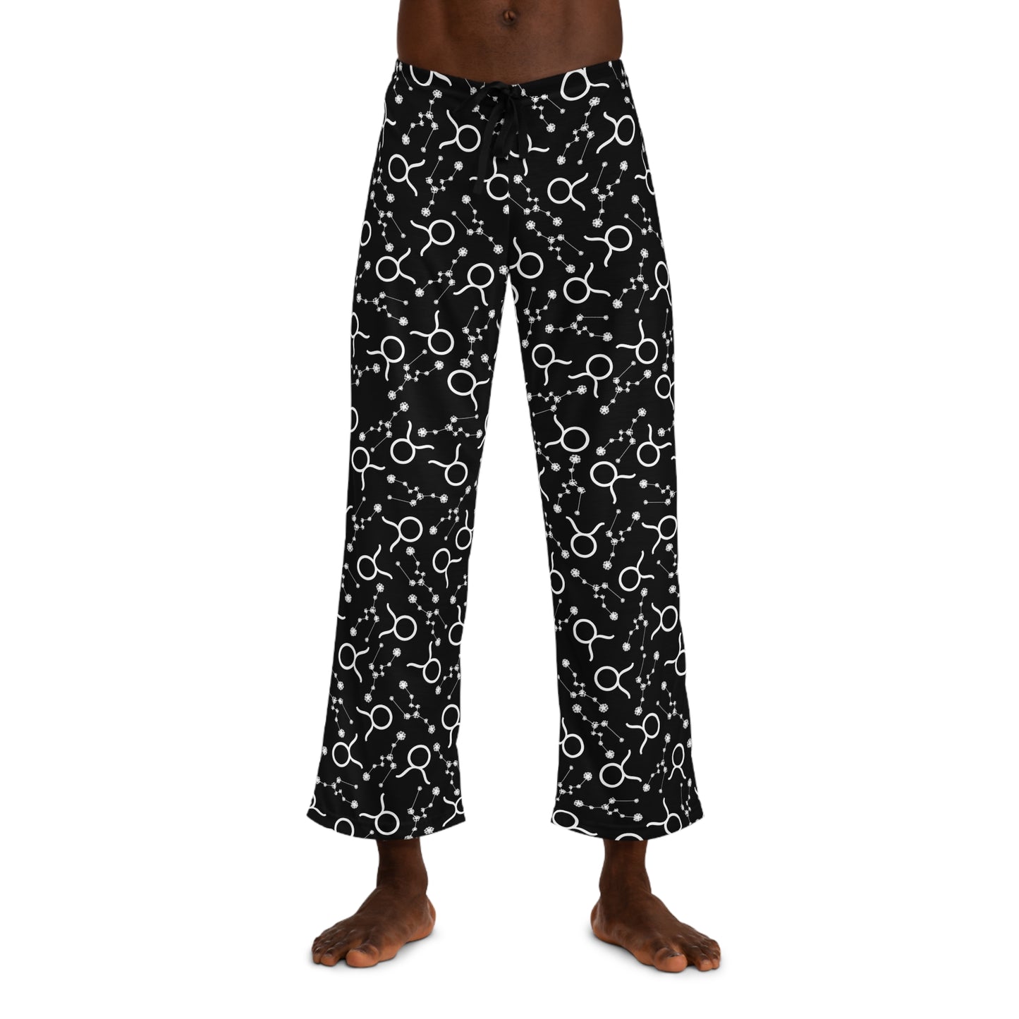 Men's Zodiac Pajama Pants (AOP) Taurus Zodiac Sign