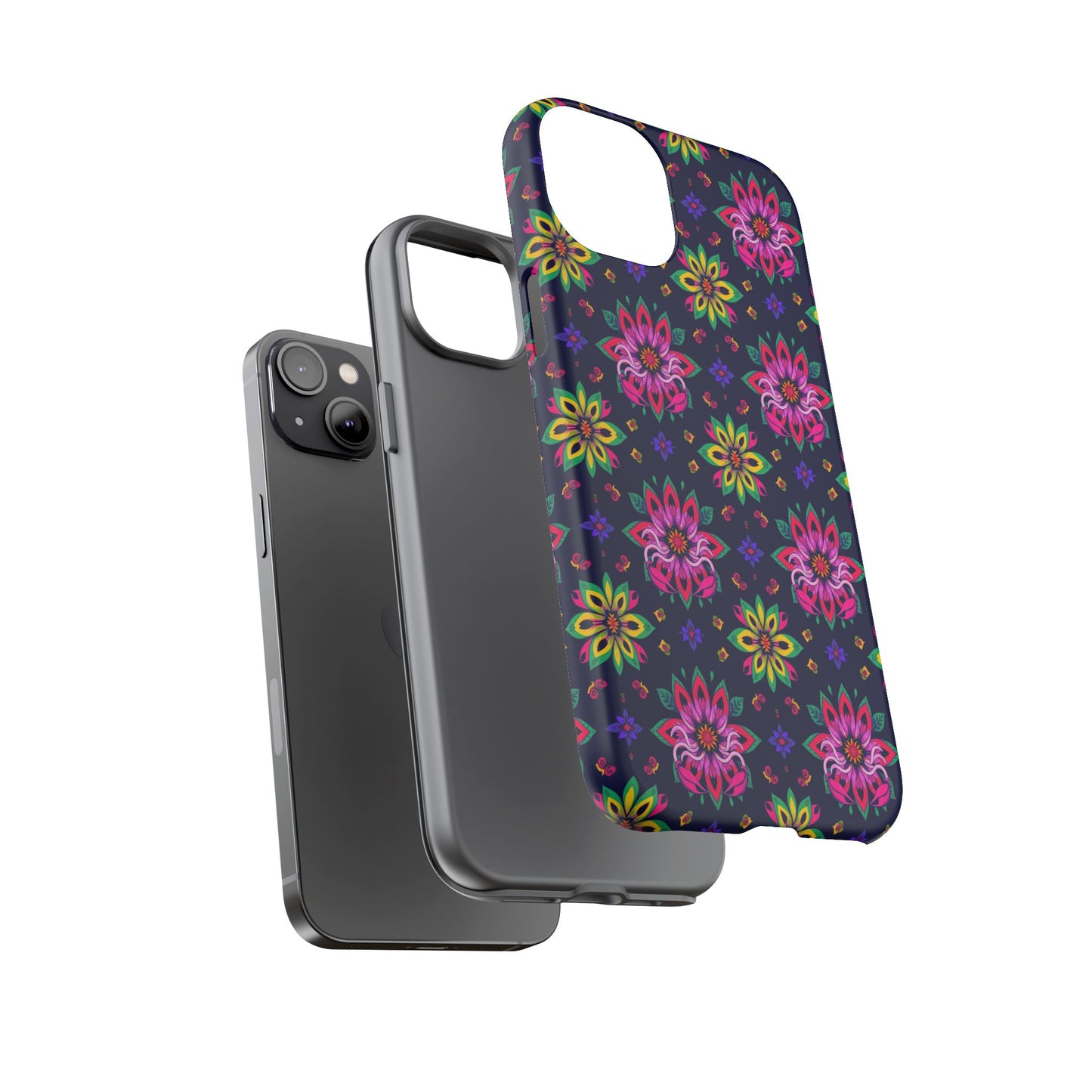 Tough Cases, Scorpio, Zodiac v4, Flower Pattern