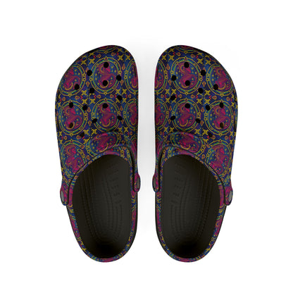 EVA Foam Rubber Shoes, (AOP), Capricorn, Zodiac, Pattern