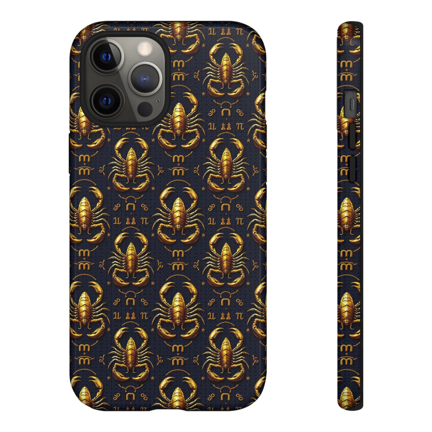 Tough Cases, Scorpio, Zodiac, Metal Pattern