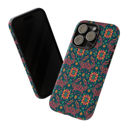 Tough Cases, Cancer, Zodiac v4, Flower Pattern